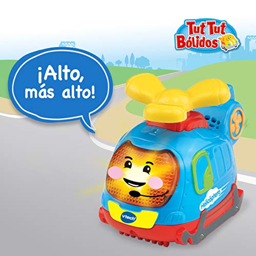 VTech TutTut Bólidos Pack de 3 coches con botón sorpresa, Piero el camión de bomberos, Víctor el tractor y Mateo el helicóptero, multicolor, única (3480-242122) , color/modelo surtido