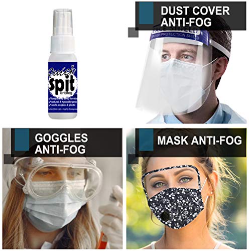 WBTY Spray antivaho, agente de desempañamiento rápido, evita el empañamiento de ventanas de vidrio o plástico, espejos, lentes de gafas, gafas de natación, máscaras de esquí