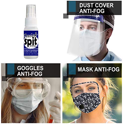 WBTY Spray antivaho, agente de desempañamiento rápido, evita el empañamiento de ventanas de vidrio o plástico, espejos, lentes de gafas, gafas de natación, máscaras de esquí