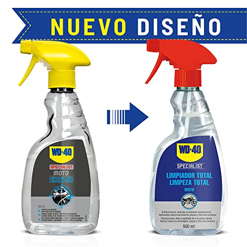 WD-40 Specialist Motorbike 34241 Limpiador total para moto , 500 ml