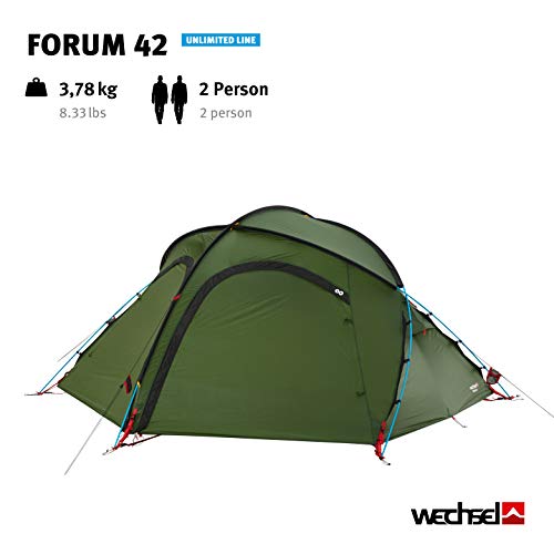 Wechsel Tents Forum 42 - Tienda de campaña para 2 Personas, Unlimited Line, Verde