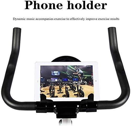 WEI-LUONG Plegable Bicicleta estacionaria de transmisión del cinturón Cubierta Ciclo de la Bici del Volante y Sensor/Monitor LCD/FOR iPad Monte la Bicicleta estática W/Manillar Ajustable for el