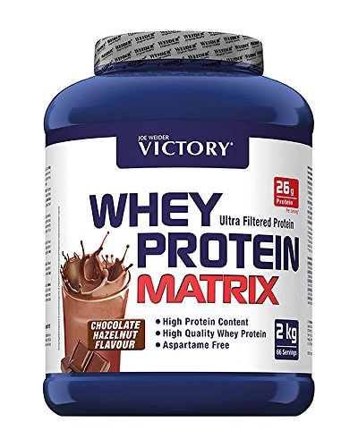Weider Whey Protein Matrix, Complejo de Proteína, Sabor Chocolate - 2000 gr