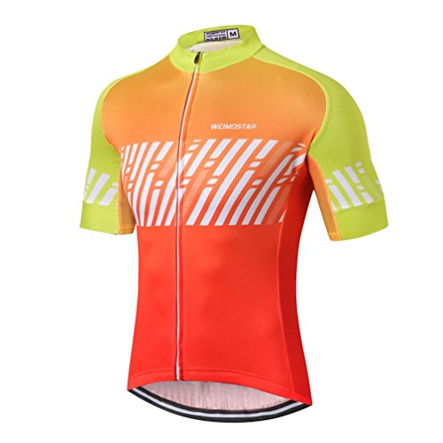 Weimostar - Maillot de ciclismo para hombre - Gris -