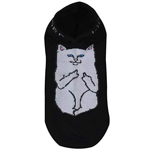 WEIZI Dedo Medio De Dibujos Animados Gato Unisex Calcetines De Barco De Algodón Suave Mujeres Y Hombres Lindo Y Divertido Patrón De Gato Harajuku Tobillo Invisible Calcetines Invisibles, Gris