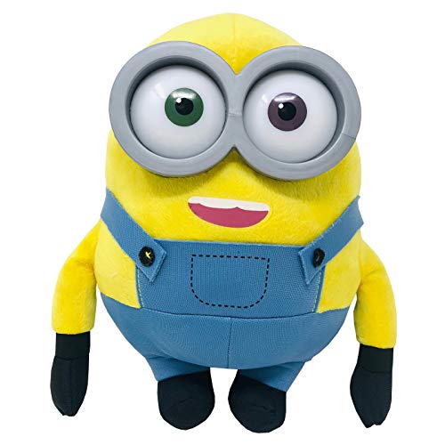 Whitehouse Peluche Minions Bob Kevin Stuart 25/30cm Minion con Gafas de Plástico, Peluche Suave y blandito, Envió Modelo Aleatorio (Se envía 1 Unidad)