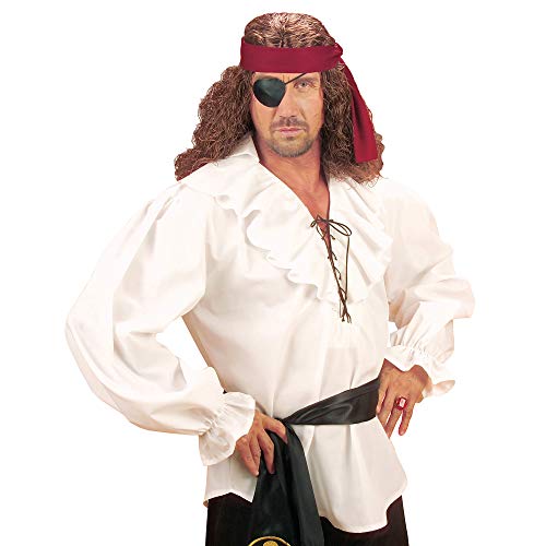 WIDMANN Desconocido Chemise pirate renaissance Homme - Blanche (Standard - Size unique jusqu´au 52)