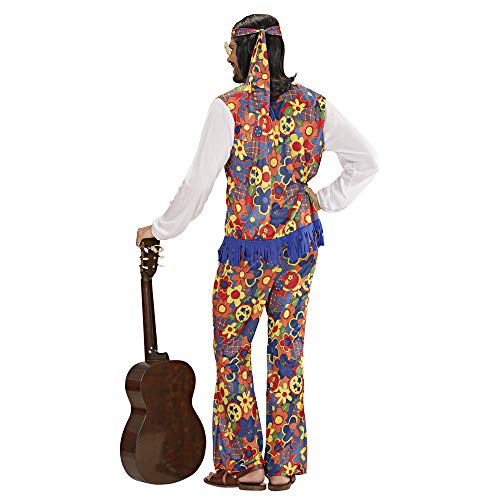 WIDMANN Widman - Disfraz de hippie años 60s adultos, talla XL (W3125-XL)