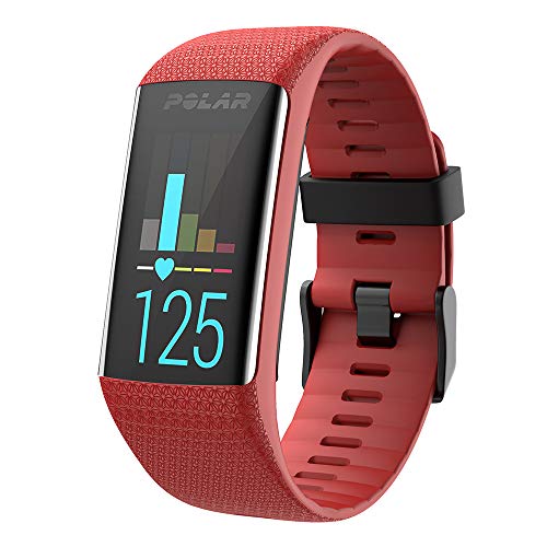 WIIKAI Compatible con Polar A3060/A370 Correas para Relojes, Correa de Pulsera de Reemplazo(Rojo).