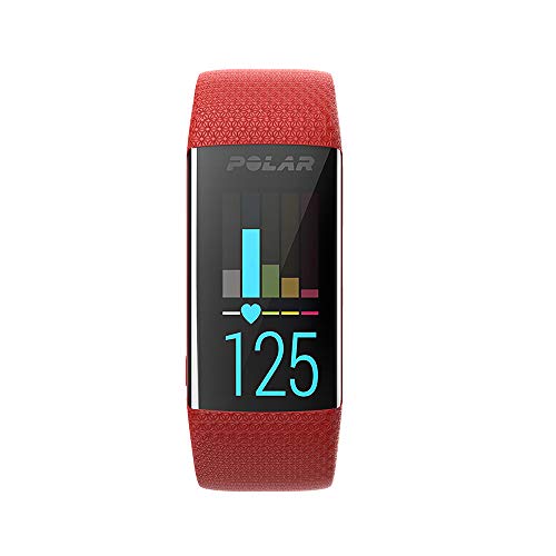 WIIKAI Compatible con Polar A3060/A370 Correas para Relojes, Correa de Pulsera de Reemplazo(Rojo).