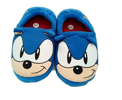 WILLIAM LAMB Zapatillas Sonic Character para niños, color azul, talla 10-3, Blue, 30 EU