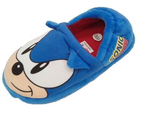 WILLIAM LAMB Zapatillas Sonic Character para niños, color azul, talla 10-3, Blue, 30 EU