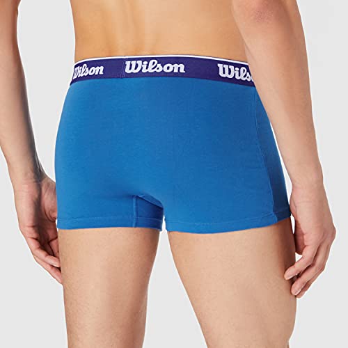 Wilson Cotton Stretch LY01 Ropa Interior, Azul/Azul, M para Hombre