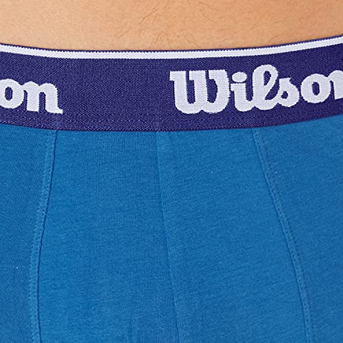 Wilson Cotton Stretch LY01 Ropa Interior, Azul/Azul, M para Hombre