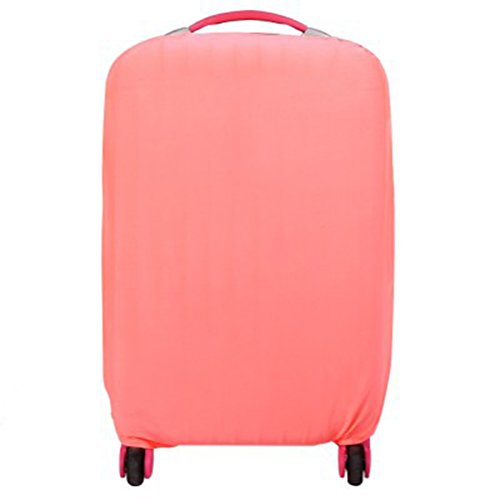 WINOMO Funda de Maleta Cubierta de Equipaje Viaje Elástico Protector a Prueba de Polvo para 22-24 Pulgadas (Rosa)