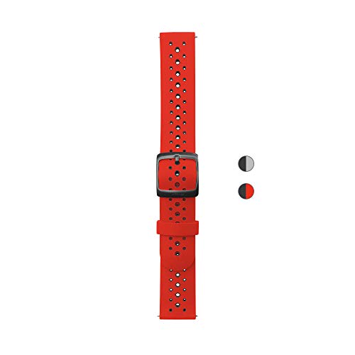 Withings Pulseras deportivas de silicona para los relojes ScanWatch, Steel HR, Steel HR Sport, Move ECG, Move y Steel, Rojo bicolor - Correa Loop deportiva, Silicona 20 mm [Exclusiva Amazon]