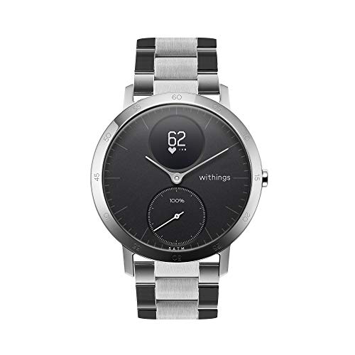 Withings Pulseras metálicas para los relojes ScanWatch, Steel HR, Steel HR Sport y Move, Plata Metal, Metal 20 mm [Exclusiva Amazon]