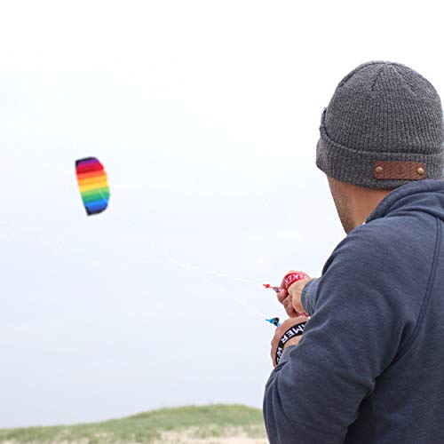 Wolkenstürmer Paraflex Básico 1.7, Arco Iris - Cometa de 2 líneas para Principiantes