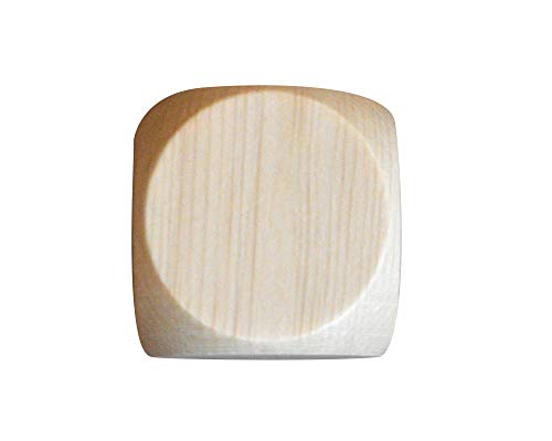 Wooden World 5 Dados de Madera para el Juego 3 cm. Cubos DIY, Rompecabezas, Juegos.
