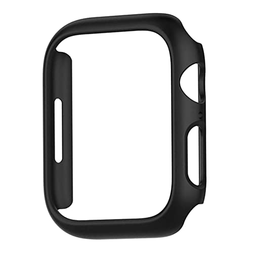 Wookfiss Compatible con Apple Watch Series 7 45mm Protector Bumper Case Negro