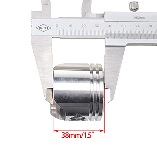 WOOSTAR 44mm Big Bore Cilindro con Pistón Kit y Juntas Reemplazo para 2 Tiempos 43cc 47cc 49cc Motor Mini ATV Quad Pocket Bike Gas Scooter