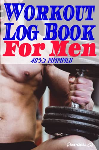 Workout Log Book For Men 4052 MMMMLII: Fitness journal 2021-2022 has 6 inches x 9 inches format, 130 high caliber white lined pages, well-favored Matte cover.
