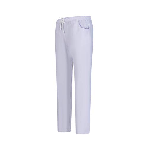 Workwear Tucano - PANTALÓN Sanitarios Unisex Cintura ELÁSTICA Uniformes Sanitarios Uniformes MEDICOS Ref.6612-4XL, Blanco