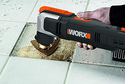 WORX WX686.1 Sonicrafter - Multiherramienta oscilante (250 W, 19 unidades)