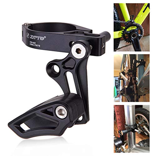WT-DDJJK Guía de Cadena de Bicicleta, Protector de Montaje Directo de Abrazadera de guía de Cadena de Bicicleta Ajustable MTB