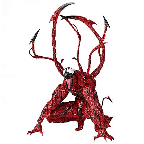 WXFQY Juguete para niños Juguete Modelo Personaje de la película de Marvel Avengers Hombre araña roja Venom Masacre Modelo articulación móvil de Juguete muñeca 17CM