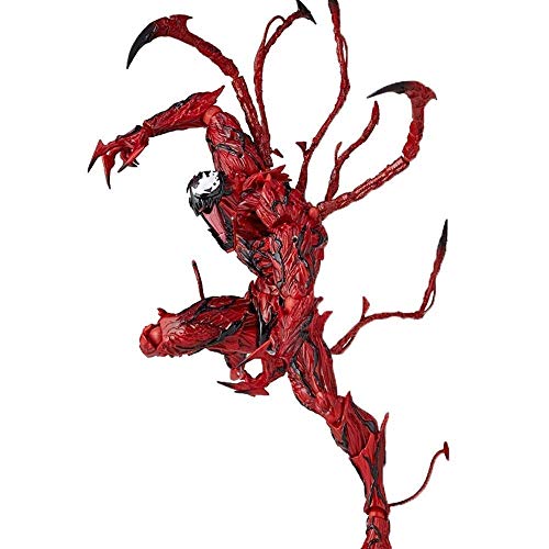 WXFQY Juguete para niños Juguete Modelo Personaje de la película de Marvel Avengers Hombre araña roja Venom Masacre Modelo articulación móvil de Juguete muñeca 17CM