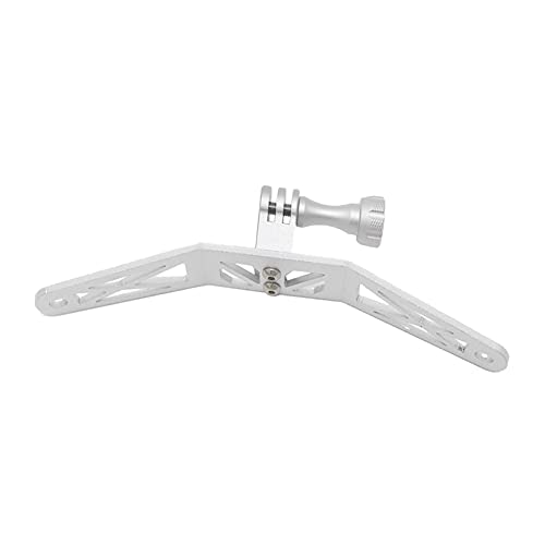 WYJ Marco Accesorios de la Motocicleta Titular de la grabadora FIT para GOPRO Camera Soporte CAMBRACK FIT para BMW R1200RT R 1200 RT 2014 - En Marco de Motocicleta (Color : Silver)