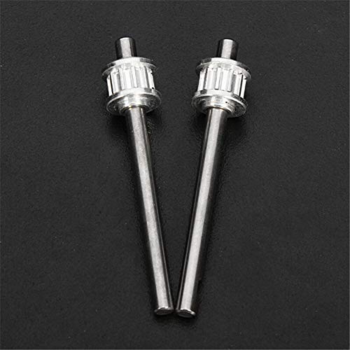 X-BAOFU, Cola 2pcs 450 de Metal del Rotor de Eje TL1203-02 3mmx42mm con la Cola de Metal Polea motriz for RC helicóptero de Piezas de Repuesto (tamaño : 3mmx42mm)