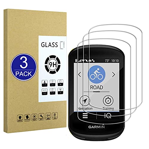 X-Dision [3 Piezas Compatible con Protector de Pantalla Garmin Edge 830/530,Película Protectora 2.5D[Dureza 9H,Compatible con Estuches,A Prueba Roturas] Premium Película Vidrio Templado