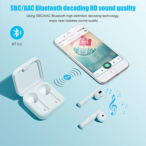 Xiaomi Mi True Wireless Earphones 2 Basic Auriculares Inalámbricos Bluetooth, Control Tactil Auricular, Bluetooth 5.0, Estéreo, Micrófono Dual Reducción de Ruido de Llamada, Blanco