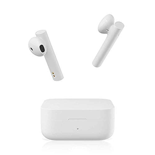 Xiaomi Mi True Wireless Earphones 2 Basic Auriculares Inalámbricos Bluetooth, Control Tactil Auricular, Bluetooth 5.0, Estéreo, Micrófono Dual Reducción de Ruido de Llamada, Blanco