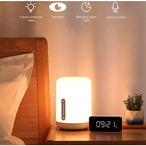 Xiaomi MUE4093GL Lampara mesilla de Noche, 9 W, Bianco