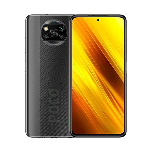 Xiaomi Poco X3 Smartphone 6GB 128GB, Snapdragon 732G, 64MP Cámara, Pantalla 6.67" Dot Display, NFC, 5160mAh batería,, Gris