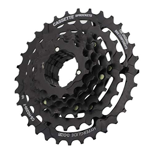 XIEJING Piñón Casette，Bicicleta Cassette Piñón 7/21 Velocidad 12-32T Bicicleta Flywheel Steel MTB Bike Road Bike Bike Cassettes Flywheel Freewheel con 2 Juntas de 2 mm