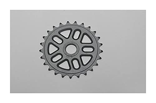 XIEJING Piñón Casette，Bicicleta Cassette Piñón BMX Sprocket 25T Aluminio 1/2"* 1/8" * 25T * 48T con Orificios de alfiler (Color : Black)