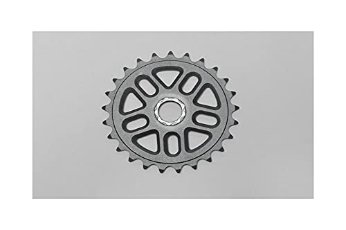 XIEJING Piñón Casette，Bicicleta Cassette Piñón BMX Sprocket 25T Aluminio 1/2"* 1/8" * 25T * 48T con Orificios de alfiler (Color : Black)