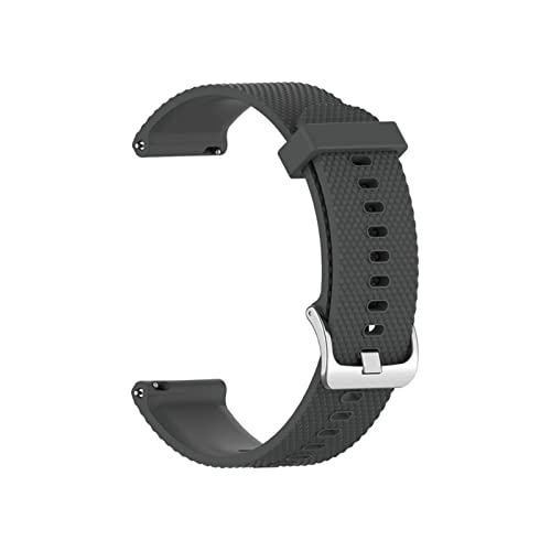 XIYY Correa de silicona para Garmin VivoActive 4S/Active S correa de reloj de 22 mm para Garmin VivoActive 4 pulsera de repuesto de 18 mm (color: 3, tamaño: 22 mm)