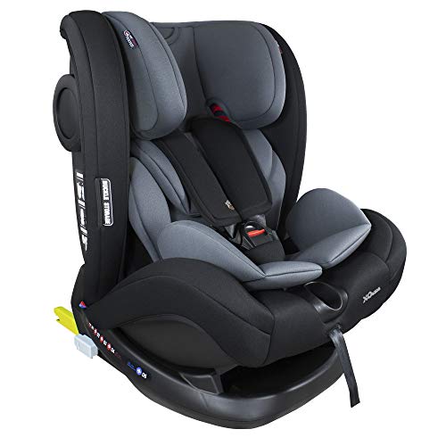 XOMAX S66 Silla de coche con Isofix I inclinable I Grupo 0+/1/2/3 I evolutiva 0-36 kg, 0-12 años I Funda extraíble y lavable I ECE R44/04