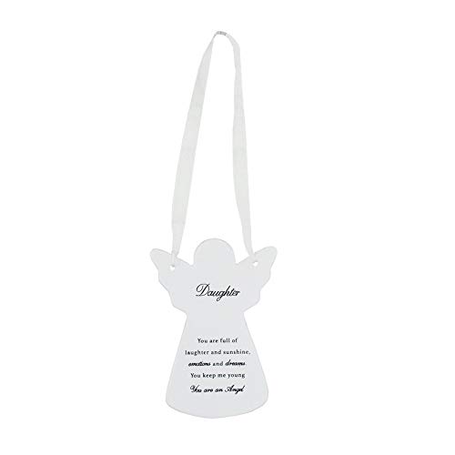 Xpressions Ángel de la Guarda mamá, Colgar en la Pared con Cinta, Placa significativa Recuerdo, Regalo Ideal para inauguración de la casa, Navidad, Año Nuevo, cerámica, Talla única