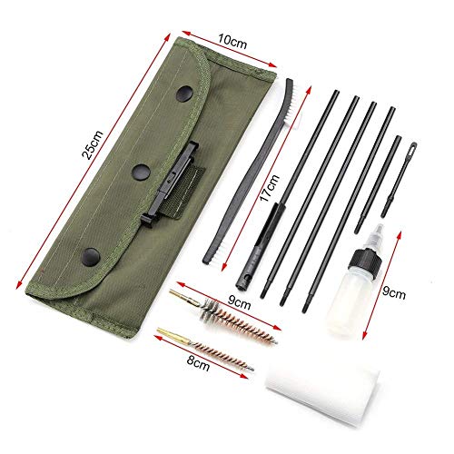 Xrten 12 en 1 Universal Kits de Limpieza portátil para Pistola Rifle Escopeta