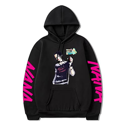 XSLGOGO Anime Nana Hoodies Nana Osaki Pullover Japón Manga Nana Pullover Cosplay Disfraz Nana Komatsu Sudaderas