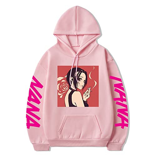 XSLGOGO Anime Nana Hoodies Nana Osaki Pullover Japón Manga Nana Pullover Cosplay Disfraz Nana Komatsu Sudaderas