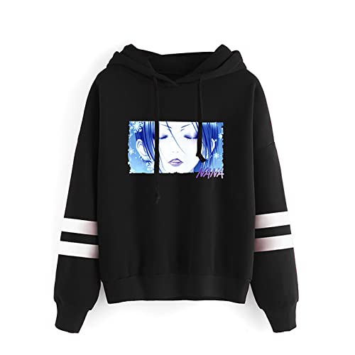 XSLGOGO Anime Nana Hoodies Nana Osaki Pullover Nana Komatsu Sudaderas Anime japonés Manga Nana Pullover Cosplay Disfraz para Fans