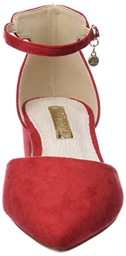 XTI 30749, Zapatos con Tacon y Correa de Tobillo Mujer, Rojo (Red), 39 EU
