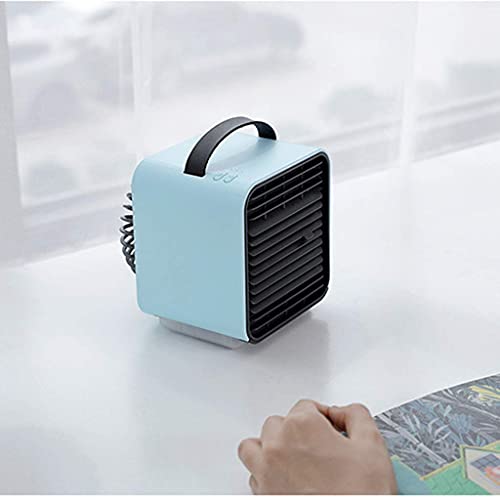 XXF-Shop Air Cooler Ventiladores tranquilos para el Dormitorio Tower Fans Habitación Fan Fan Cooler Fan Agua Air Enfriadores de Aire Tranquila la Oficina (Color : Blue)